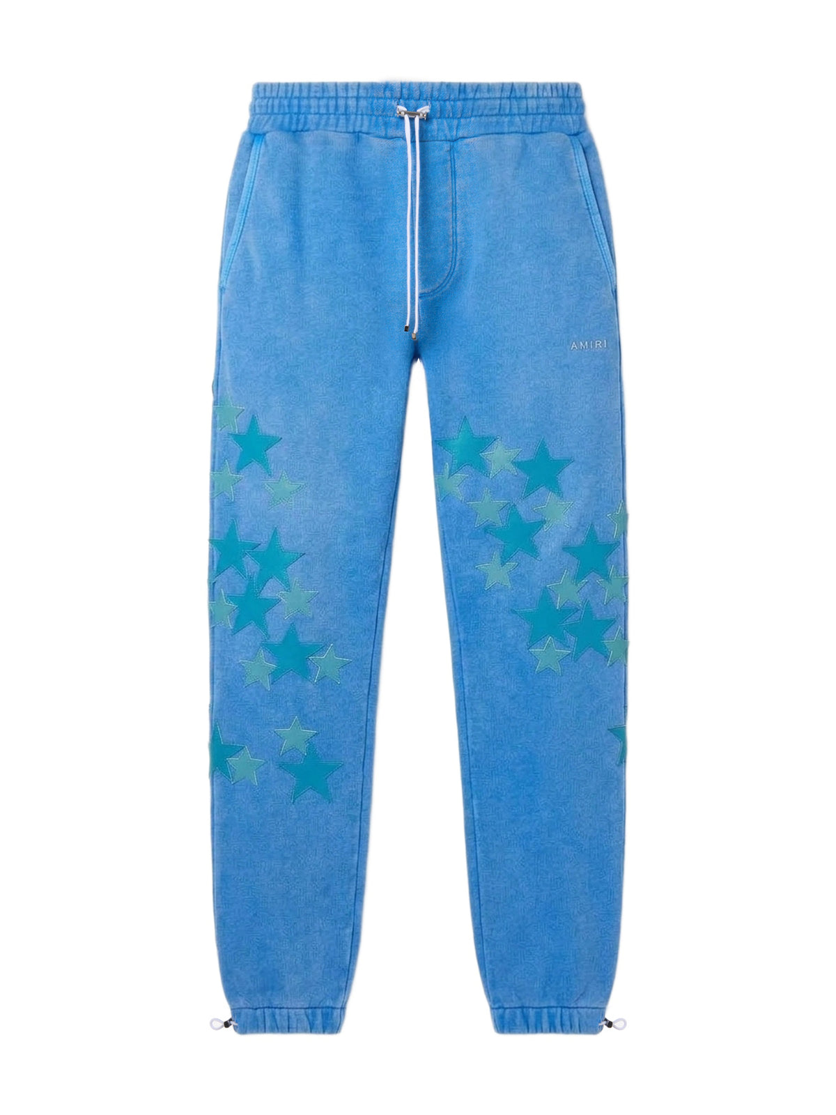 Pantalon de sport à étoiles pigmentées au spray - Heather Carolina Blue