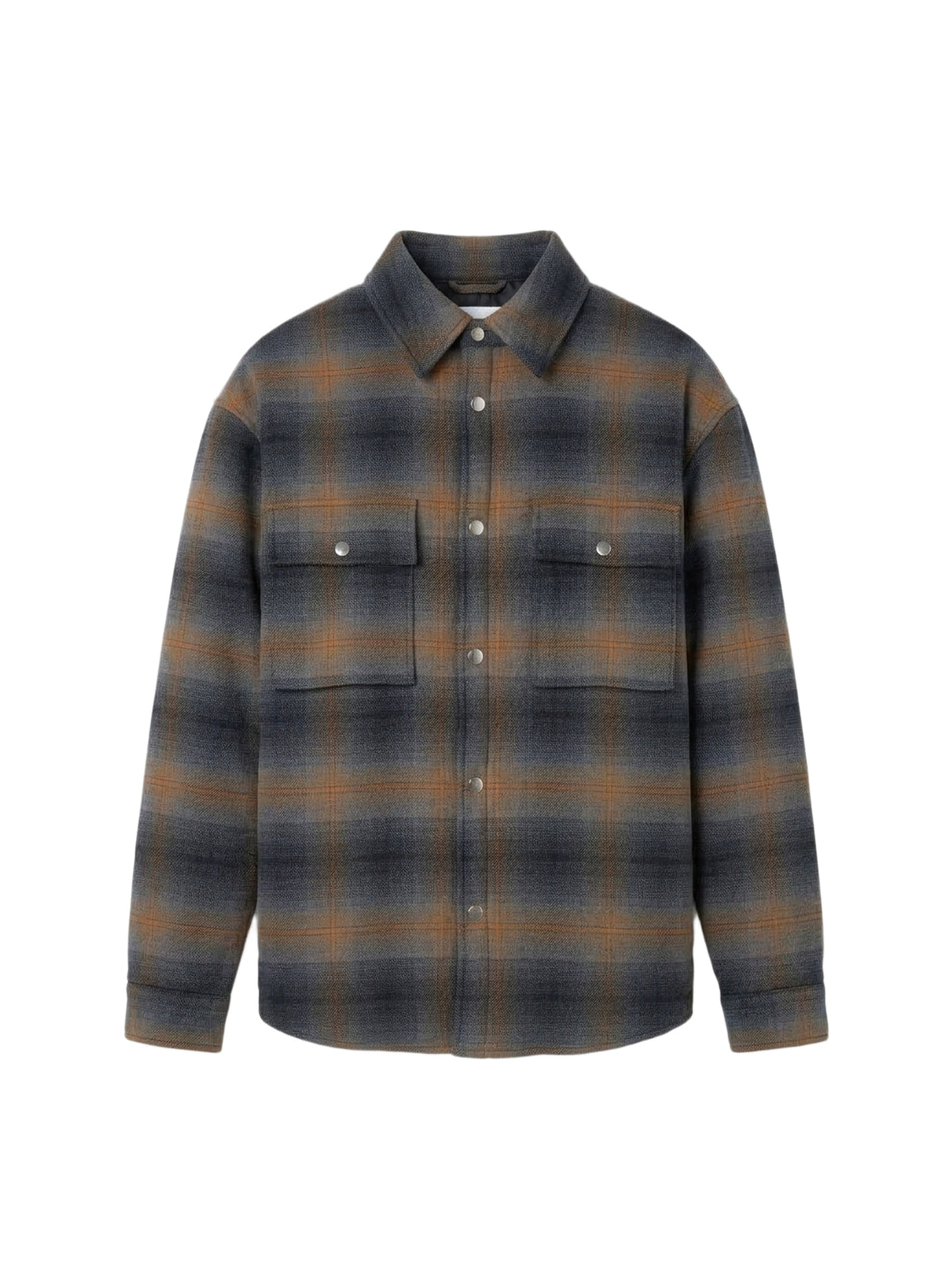 PLAID PADDED OVERSHIRT