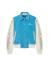 CORDUROY BONES VARSITY JACKET