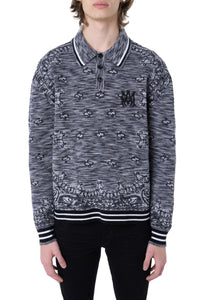 SPACE DYE BANDANA LS POLO