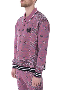 SPACE DYE BANDANA LS POLO