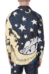 CRESCENT MOON FACE LS PJ SHIRT