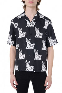 RABBIT ALLOVER BOWLING SHIRT