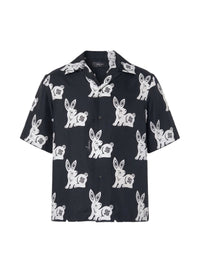 RABBIT ALLOVER BOWLING SHIRT
