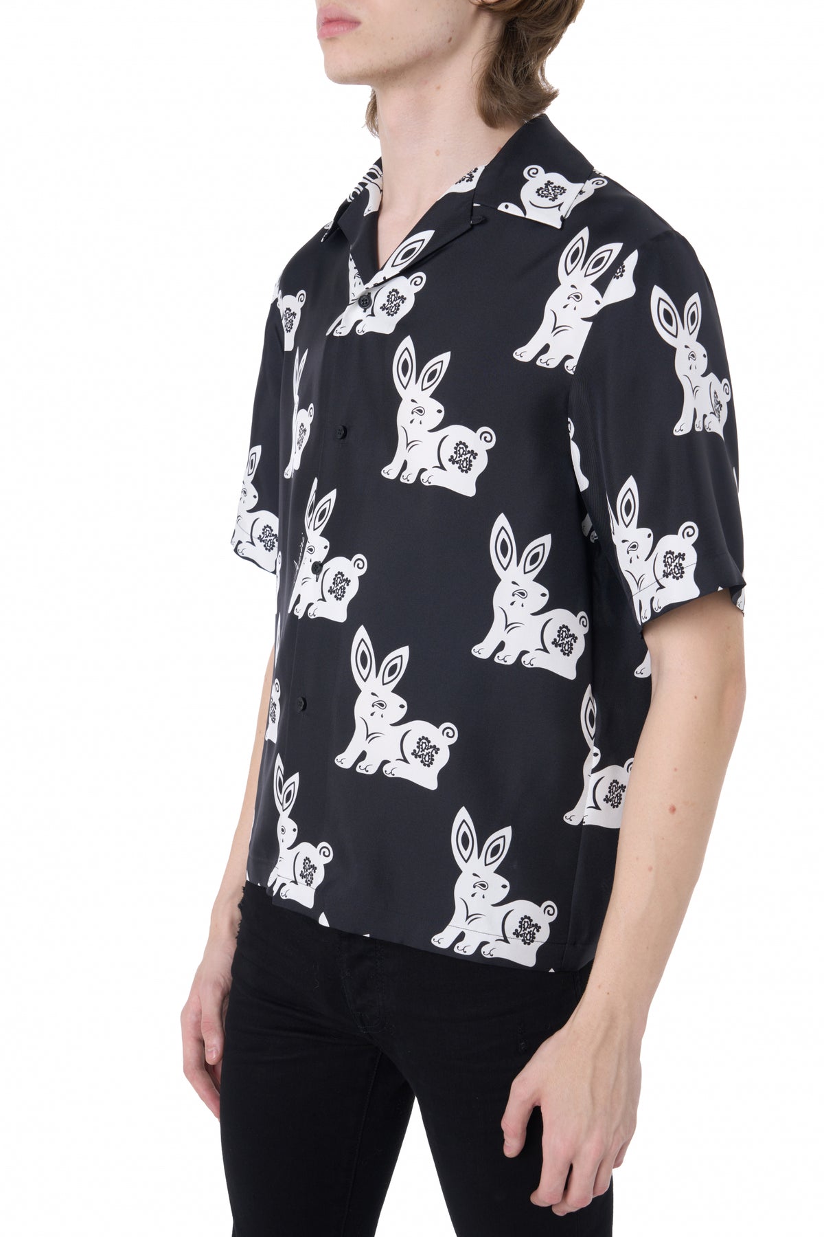 RABBIT ALLOVER BOWLING SHIRT