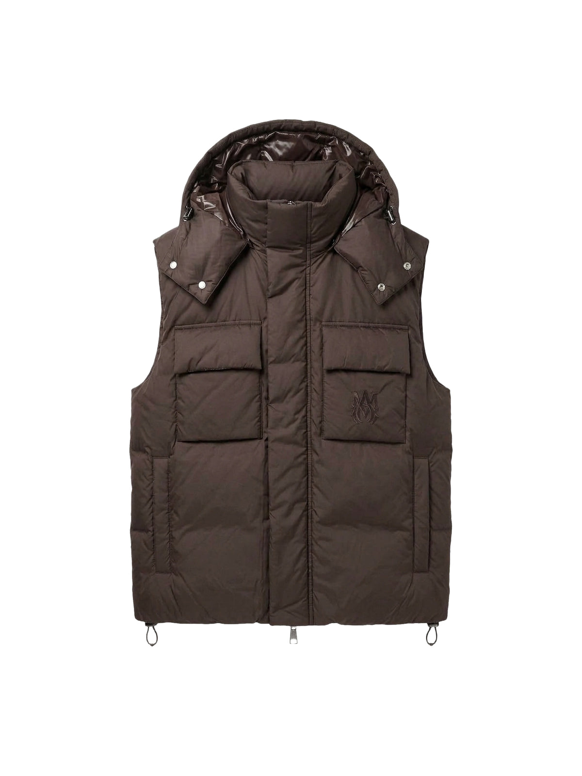 HOODED DOWN GILET