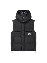 HOODED DOWN GILET