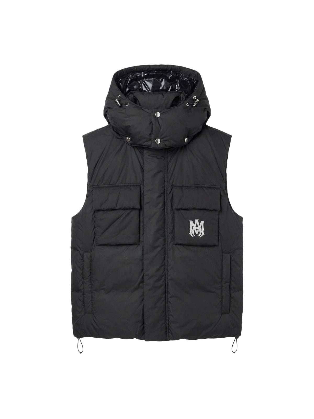 HOODED DOWN GILET