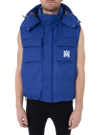 HOODED DOWN GILET