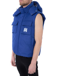 HOODED DOWN GILET