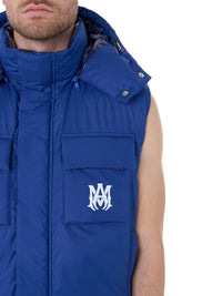 HOODED DOWN GILET