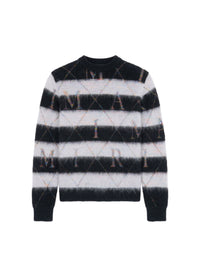 AMIRI ARGYLE STRIPE CREW