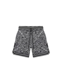 SPACE DYE BANDANA SHORTS