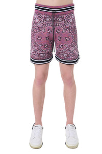 SPACE DYE BANDANA SHORTS