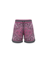 SPACE DYE BANDANA SHORTS
