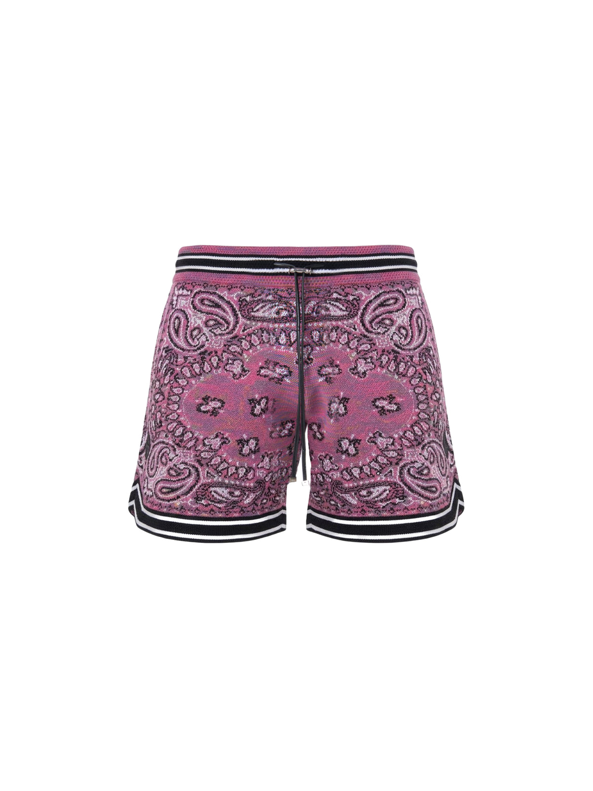 Space-dye bandana shorts - Purple