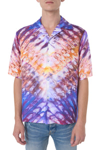 TIE DYE BOWLING SHIRT
