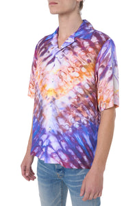TIE DYE BOWLING SHIRT