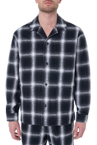 AMIRI SHADOW PLAID LS PJ SHIRT
