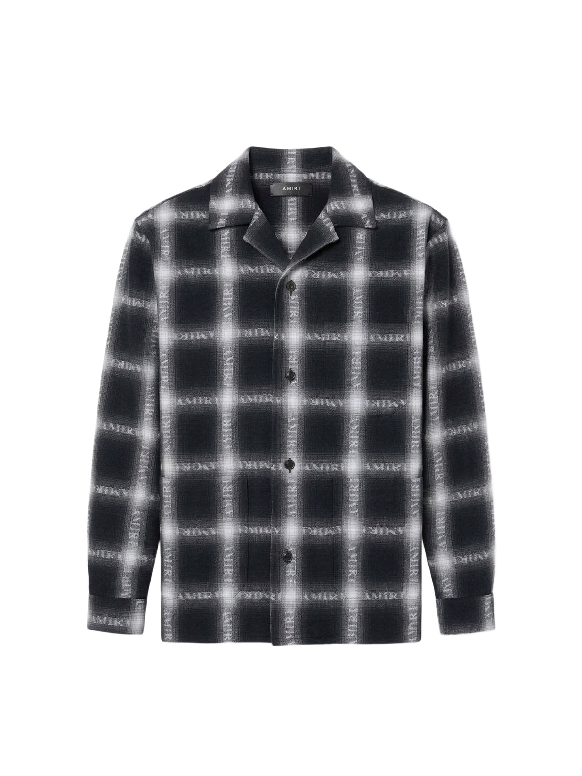 AMIRI SHADOW PLAID LS PJ SHIRT