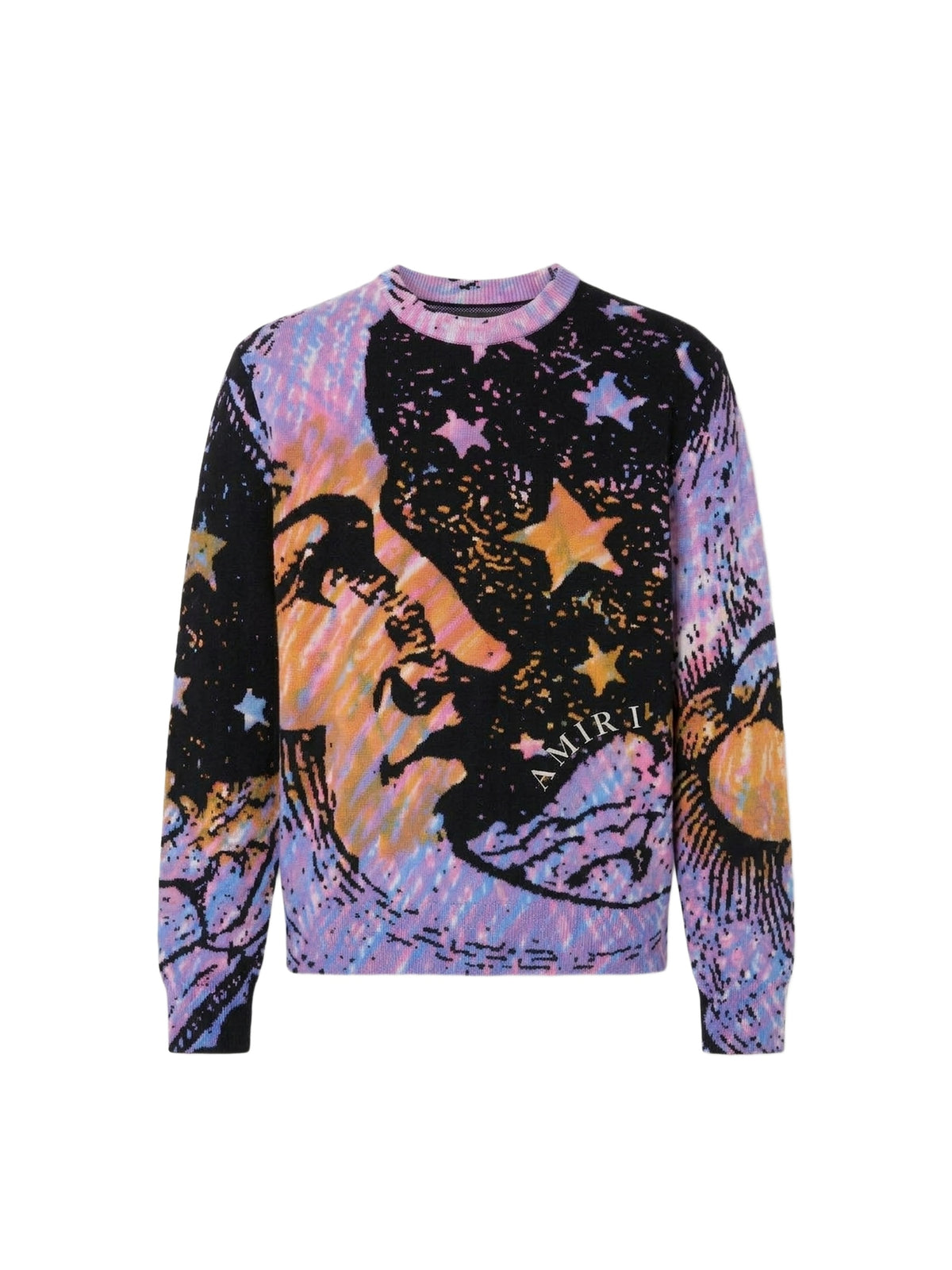 TIE DYE MOON CREWNECK
