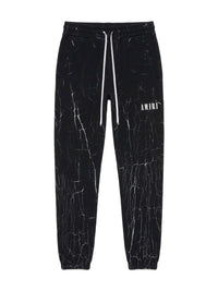 CRACKED DYE LOGO SWEATPANTS