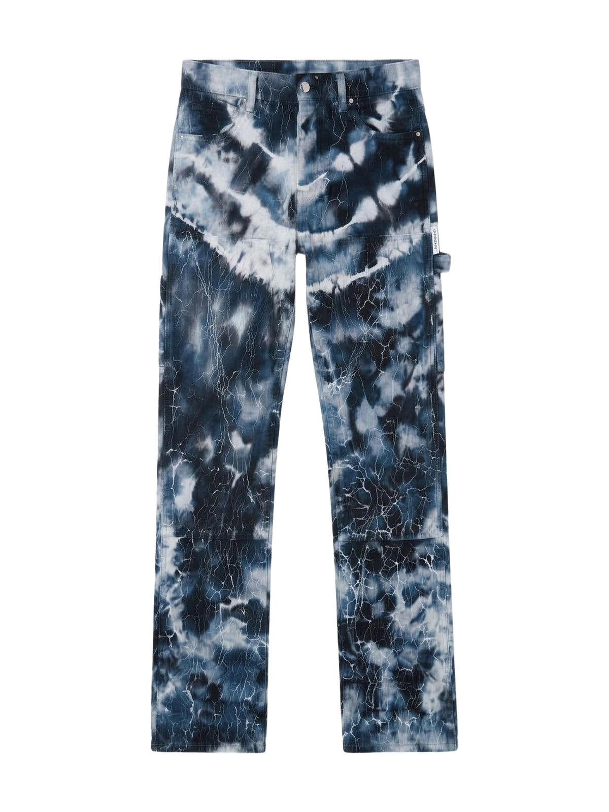 CRACKED TIE DYE CARPENTER JEAN