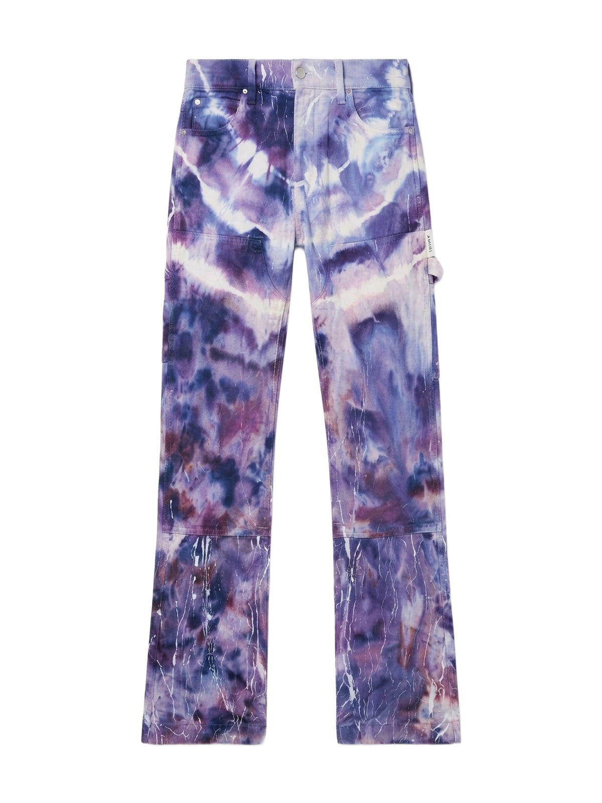 CRACKED TIE DYE CARPENTER JEAN