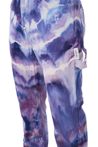 CRACKED TIE DYE CARPENTER JEAN