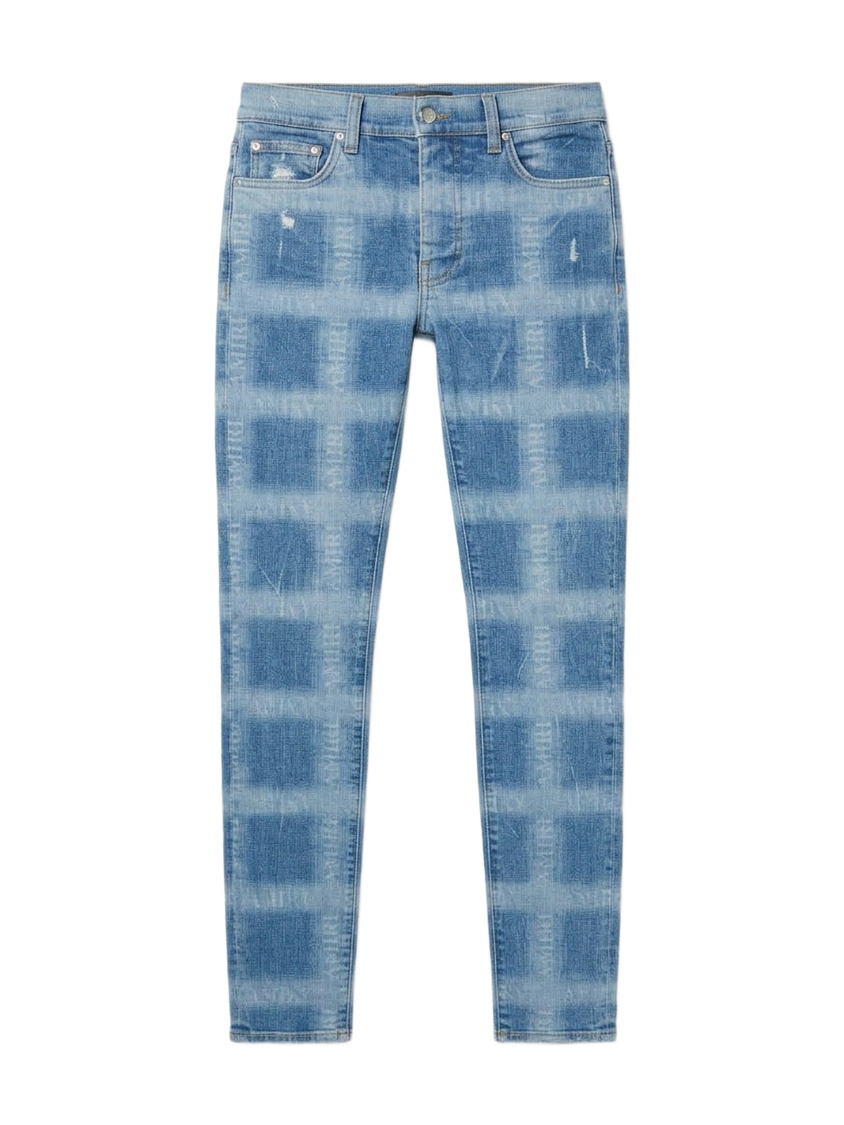 AMIRI PLAID SKINNY JEAN