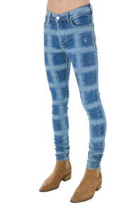 AMIRI PLAID SKINNY JEAN