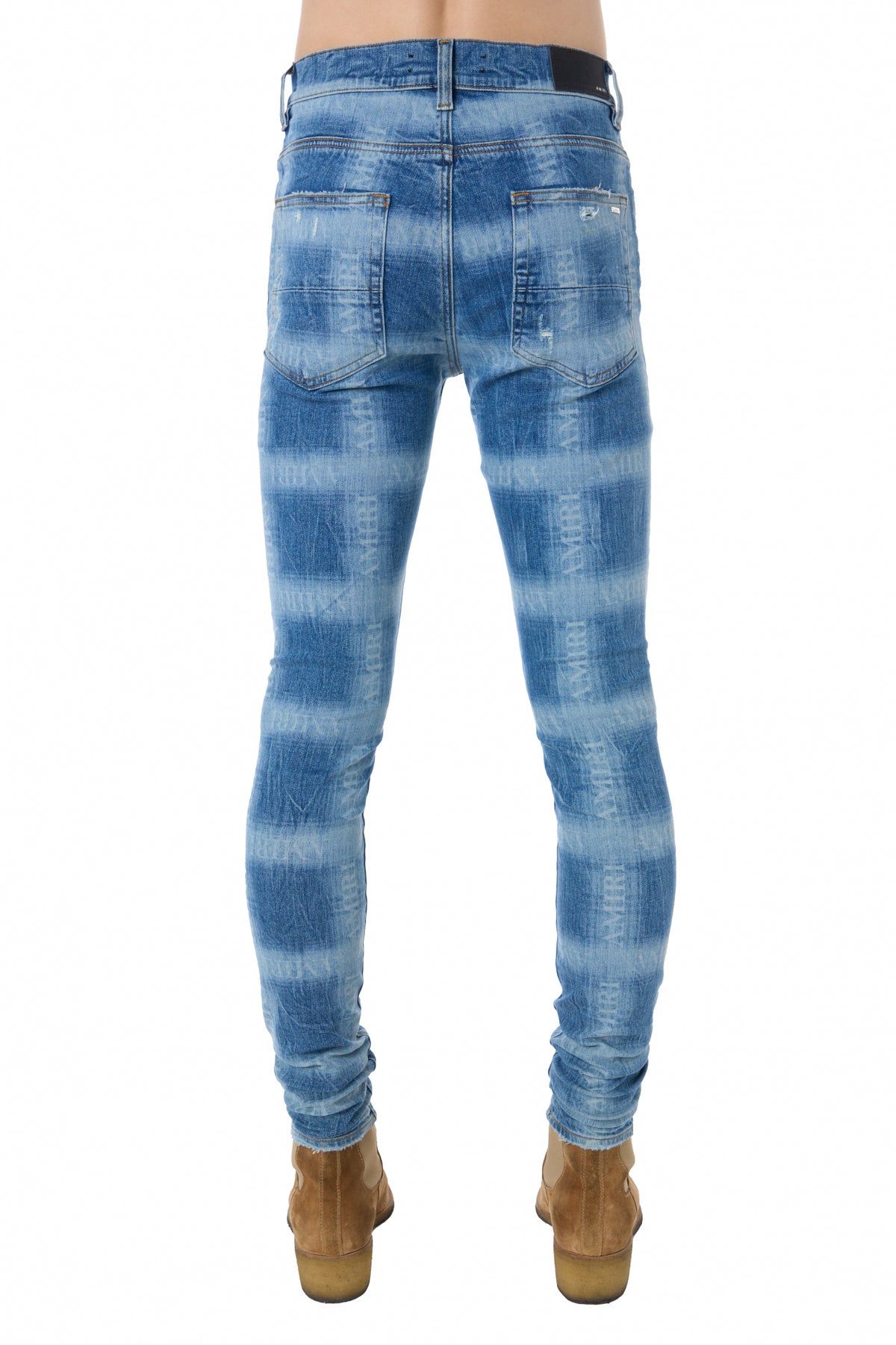AMIRI PLAID SKINNY JEAN