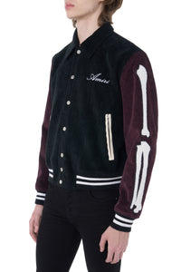 CORDUROY BONES VARSITY JACKET