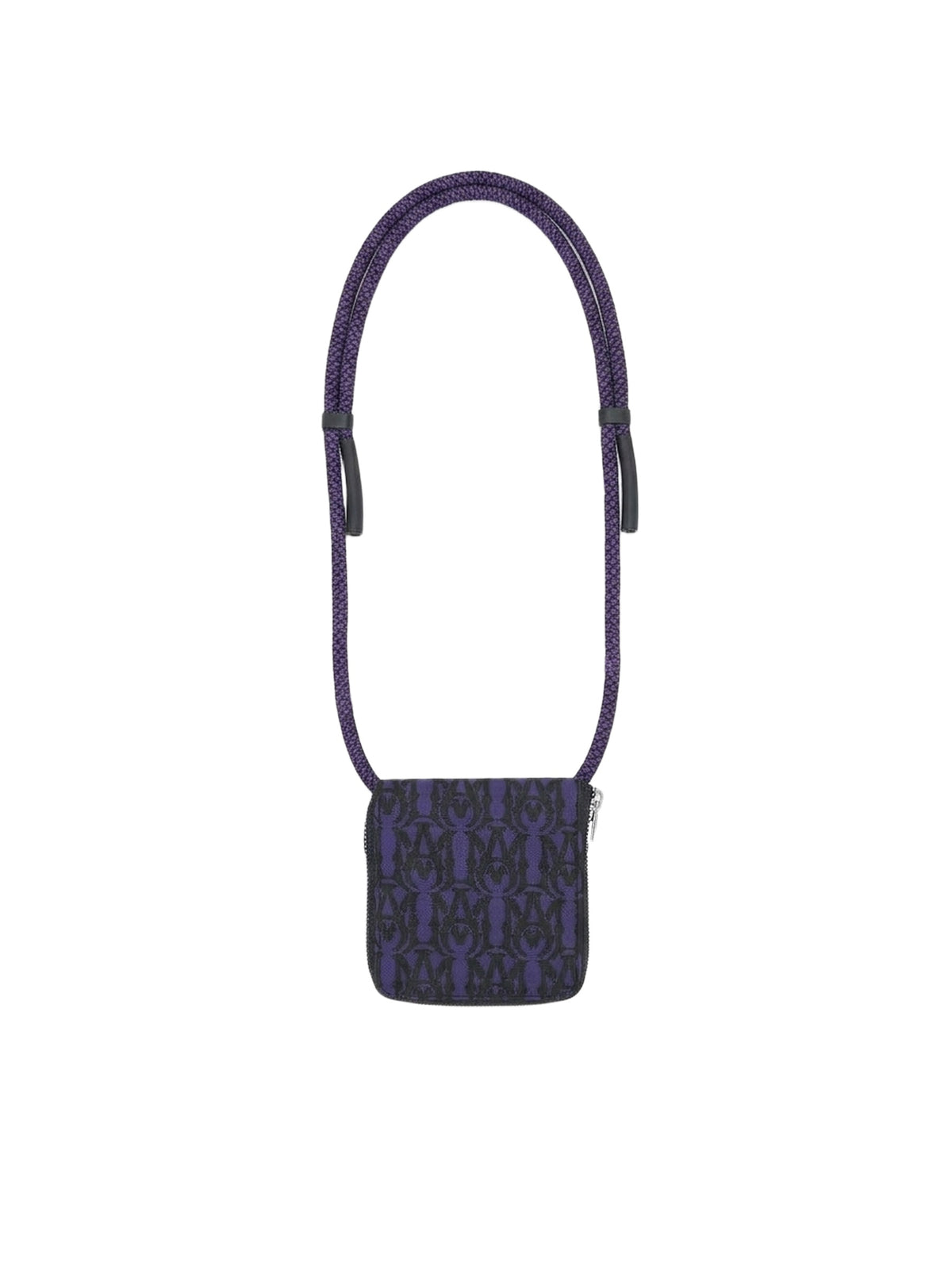 Sac à fermeture éclair en jacquard Ma - Purple