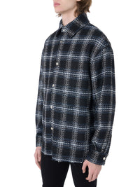 SHADOW PLAID OVERSHIRT