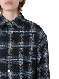 SHADOW PLAID OVERSHIRT