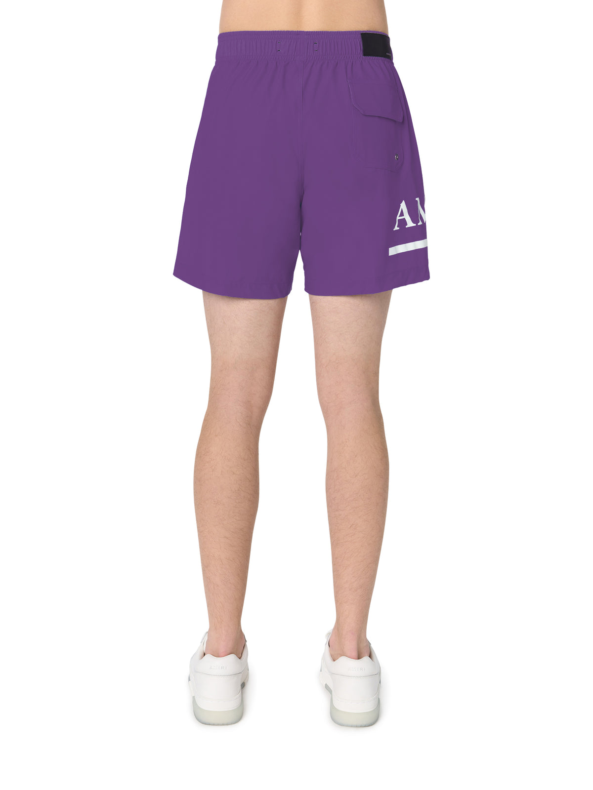 AMIRI MA BAR LOGO SWIM TRUNKS