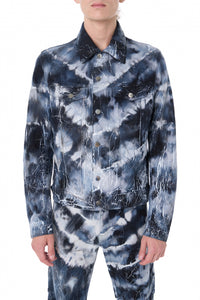 CRACKED TIE DYE TRUCKER