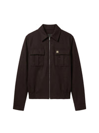 WOOL FLANNEL BLOUSON