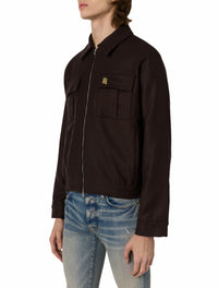 WOOL FLANNEL BLOUSON