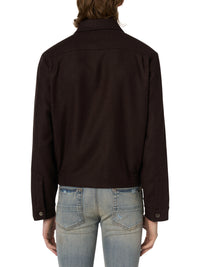 WOOL FLANNEL BLOUSON