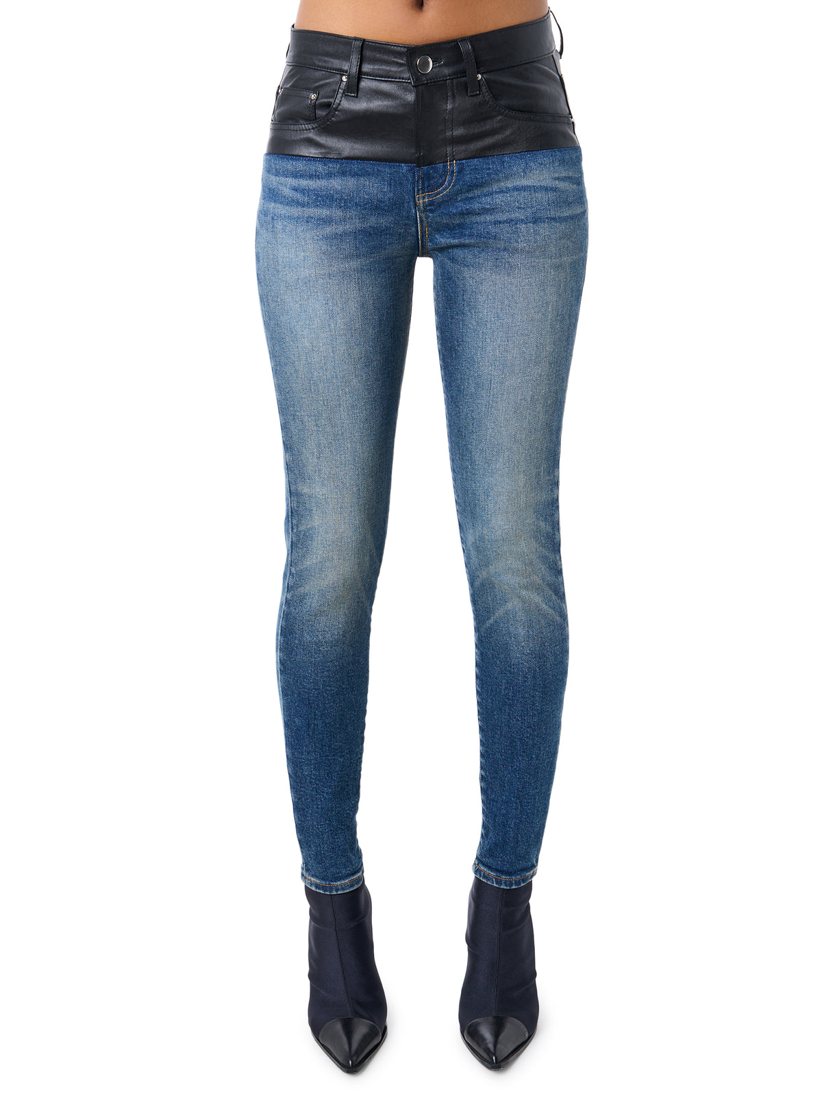 HYBRID SKINNY W/ LEATHER