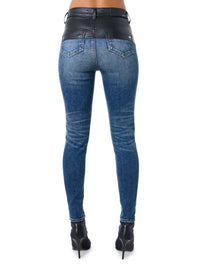 HYBRID SKINNY W/ LEATHER