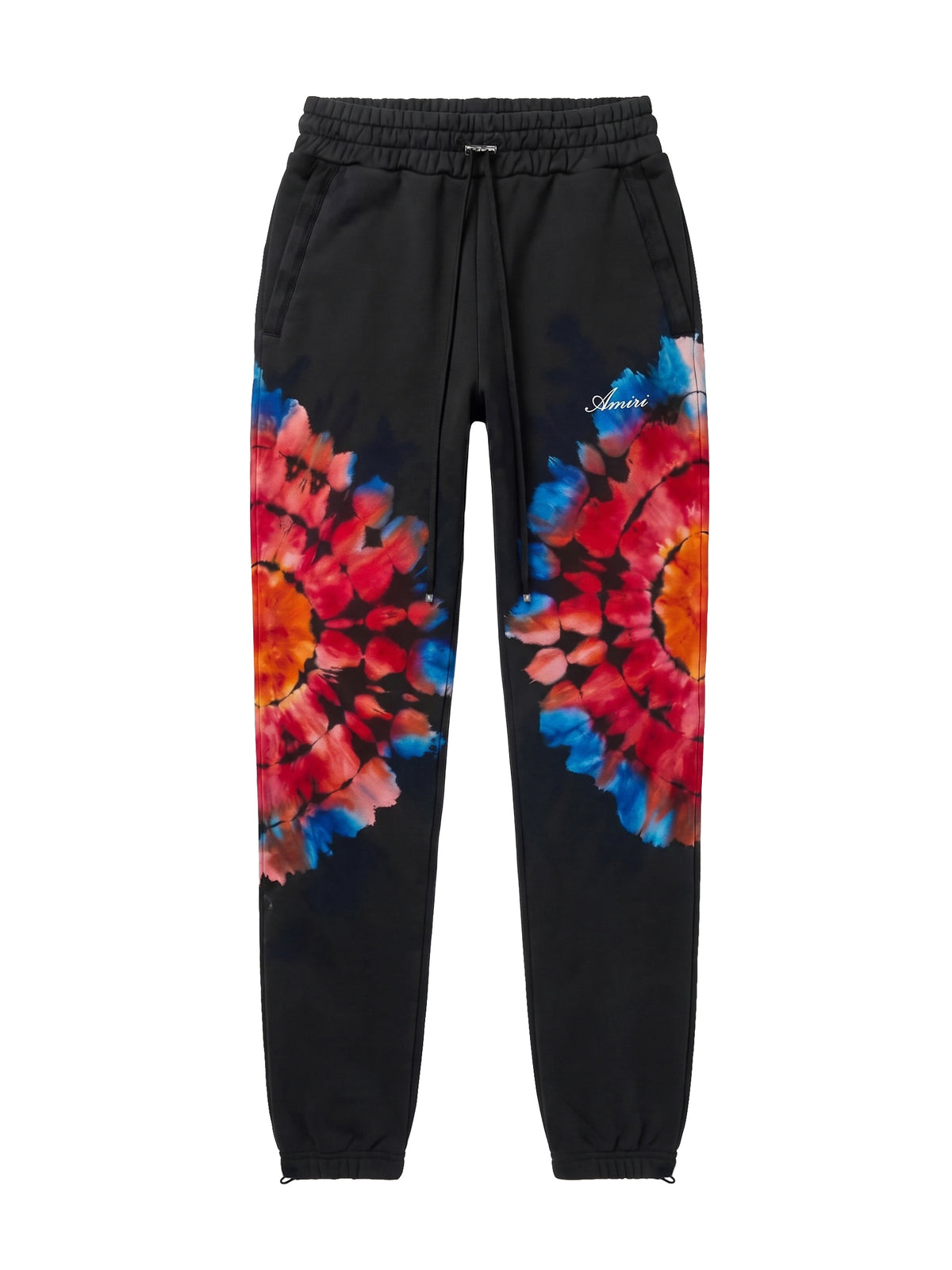 Pantalon de survêtement Tie & Dye à motifs - Black