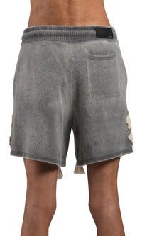 AMIRI 22 SPRAY CASHMERE SHORT
