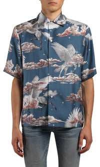 ALL OVER PEGASUS BOWLING SHIRT