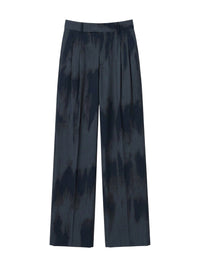 PINSTRIPE DBL PLEATED TROUSERS