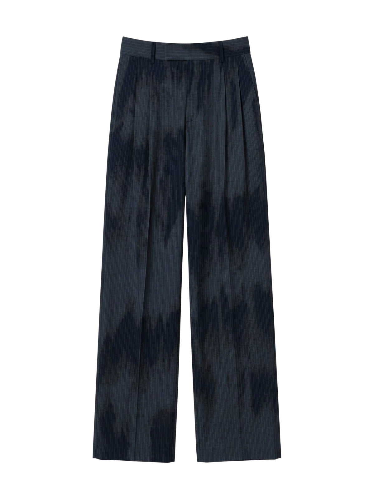 PINSTRIPE DBL PLEATED TROUSERS
