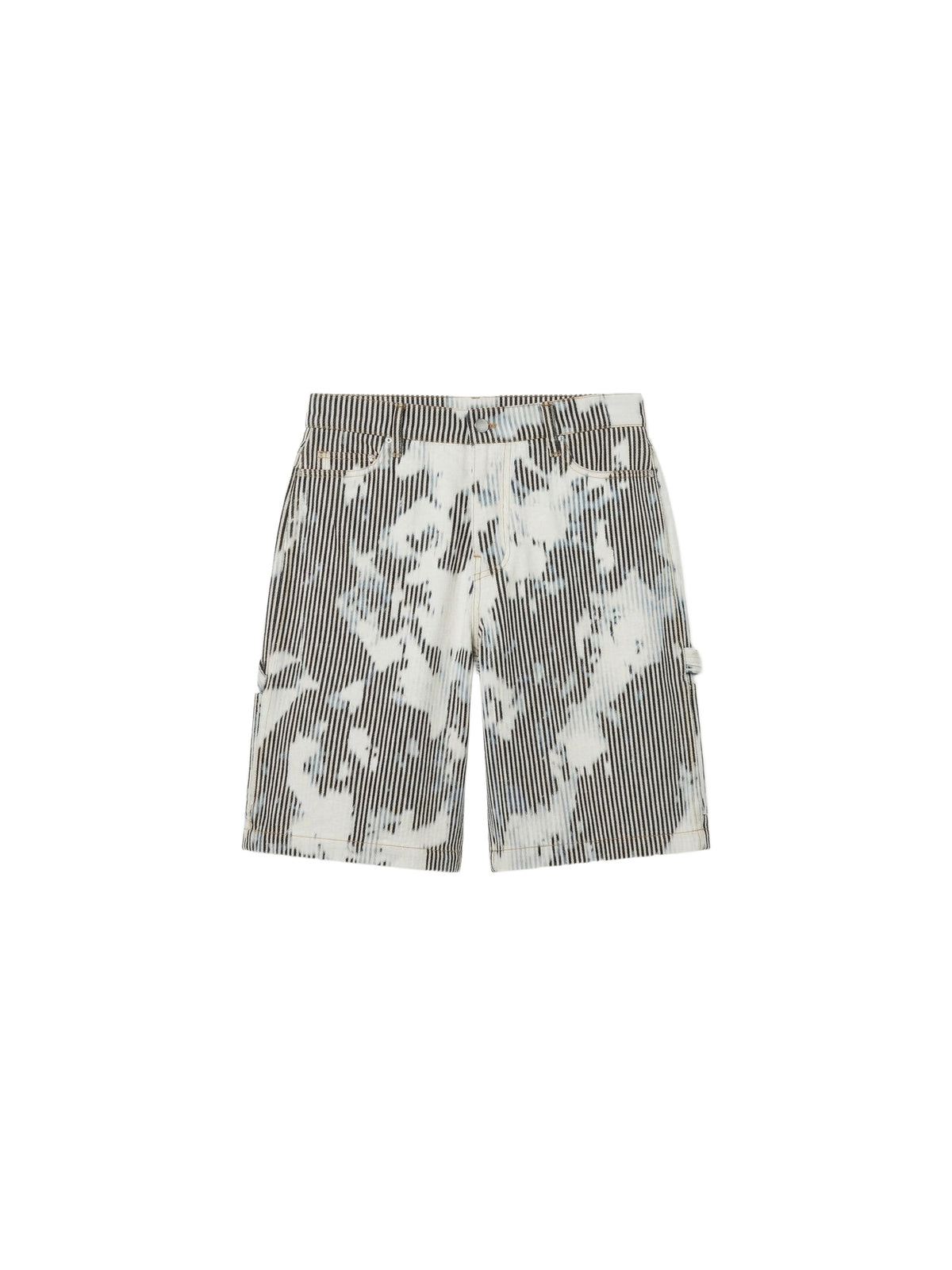 STRIPED EMB WORKMAN SHORT