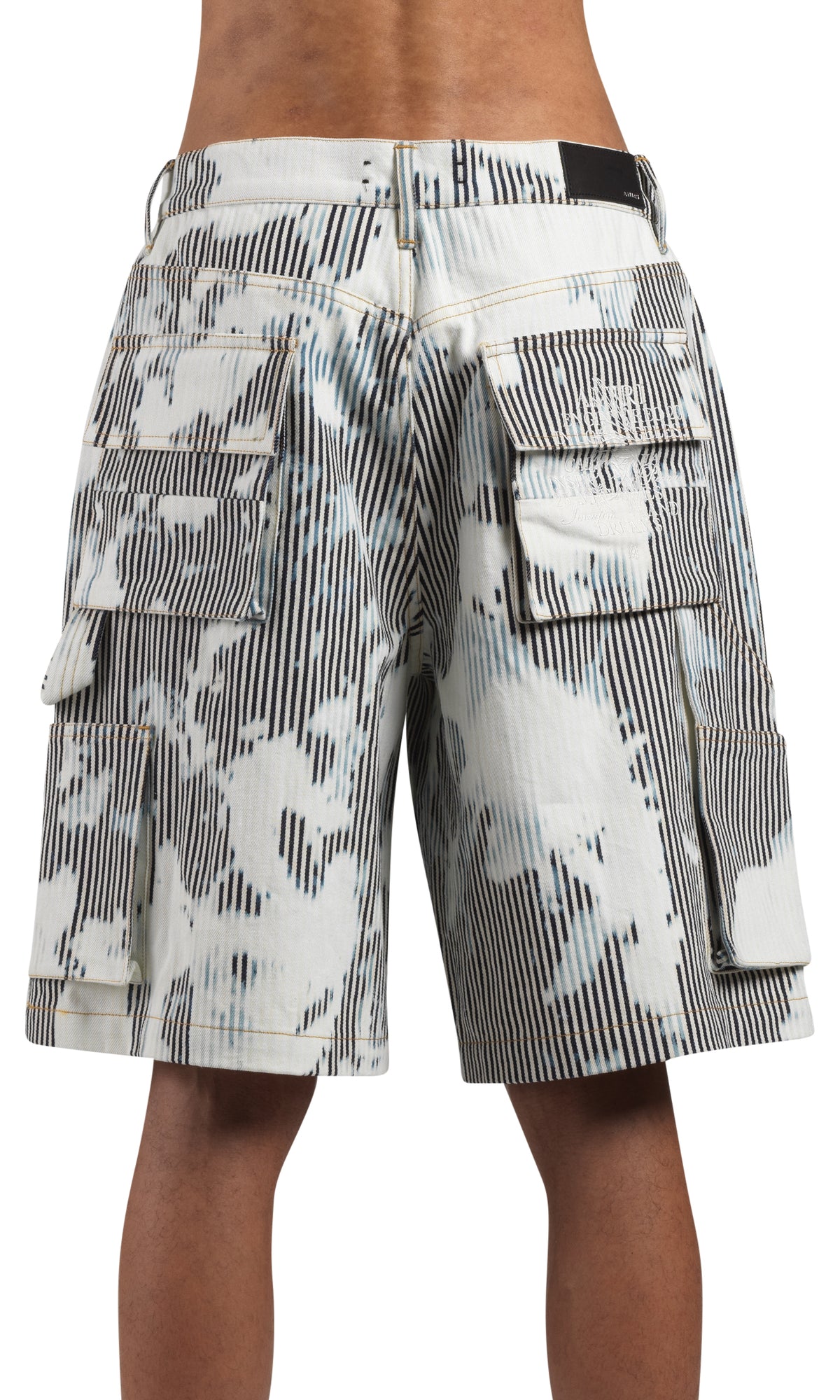 STRIPED EMB WORKMAN SHORT